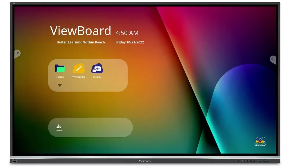ECRAN PLAT & INTERACTIF 4K AVEC OPS VIEWSONIC 75" 